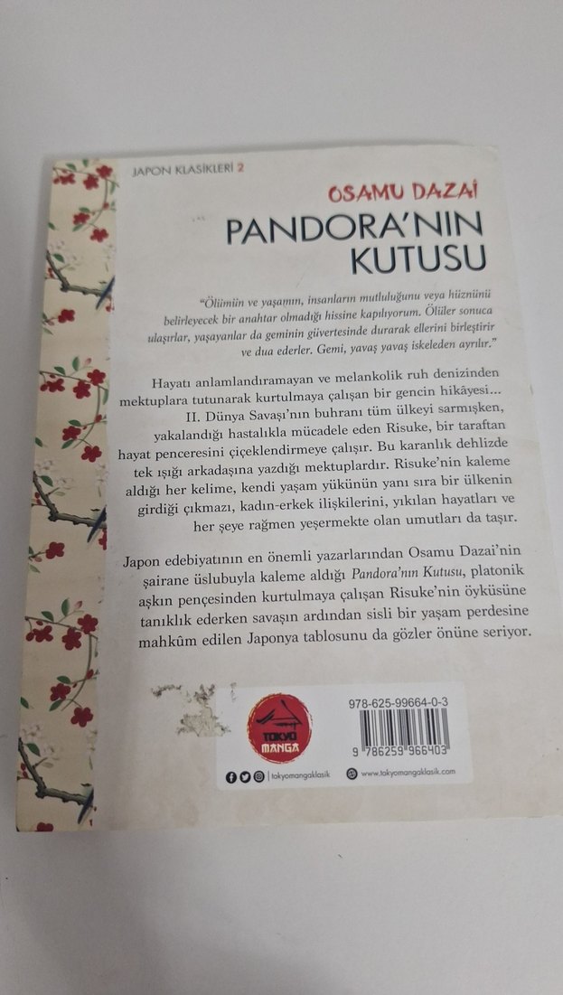 Pandora'nın Kutusu - Osamu Dazai - Görsel 2