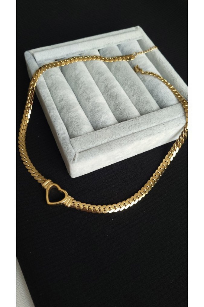 Modern Klasik Altın Zincir Detaylı Uzun Kolye - Görsel 3