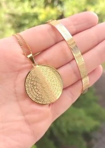 Ayetel Kürsi dualı kolye - Görsel 3