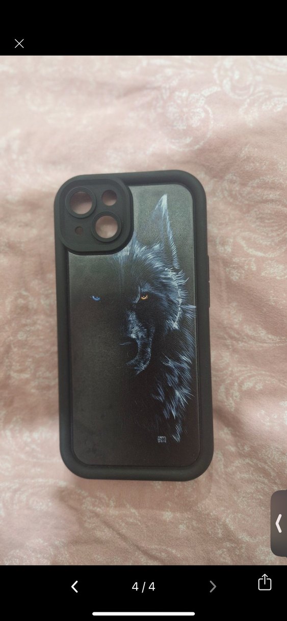 Kurt Desenli Siyah Kılıf - Görsel 4