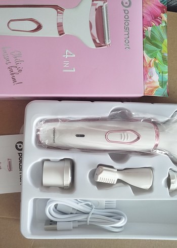 4'ü 1 Arada Pembe Lazer Epilatör - Görsel 2