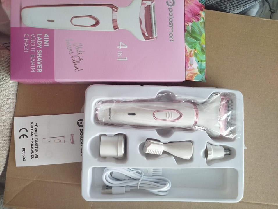 4'ü 1 Arada Pembe Lazer Epilatör - Görsel 2