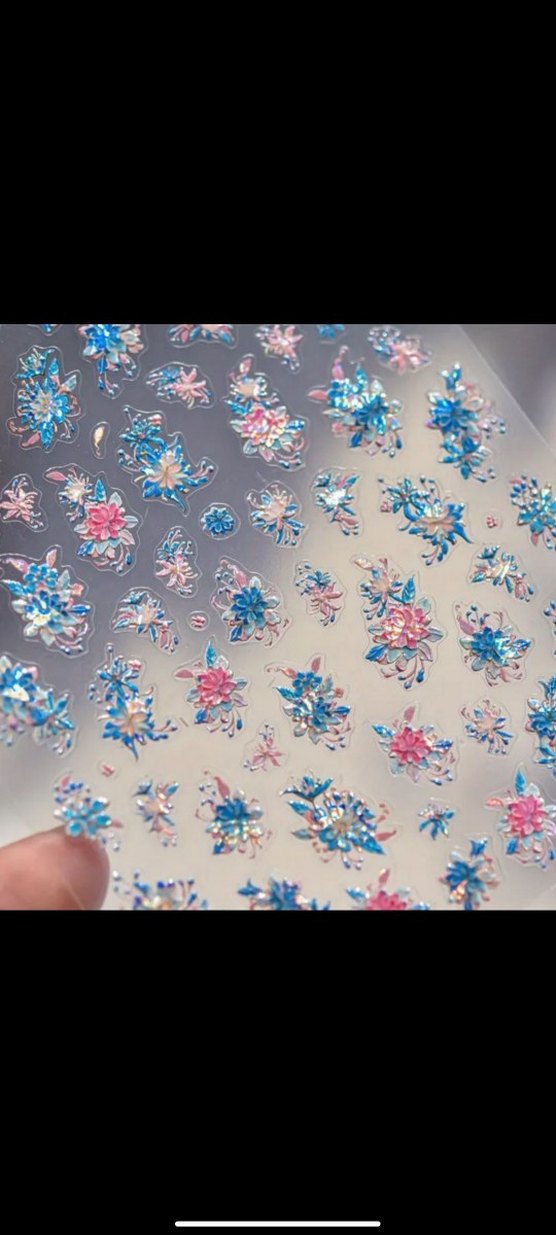 Pastel Renkli 3D Tırnak Süsü Seti - Görsel 2