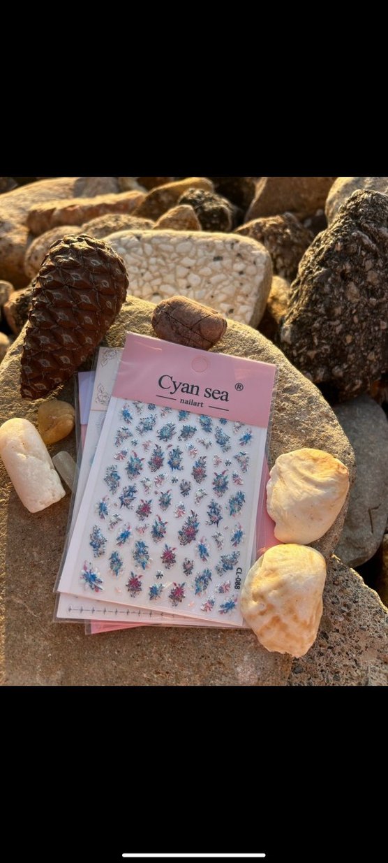 Pastel Renkli 3D Tırnak Süsü Seti - Görsel 5