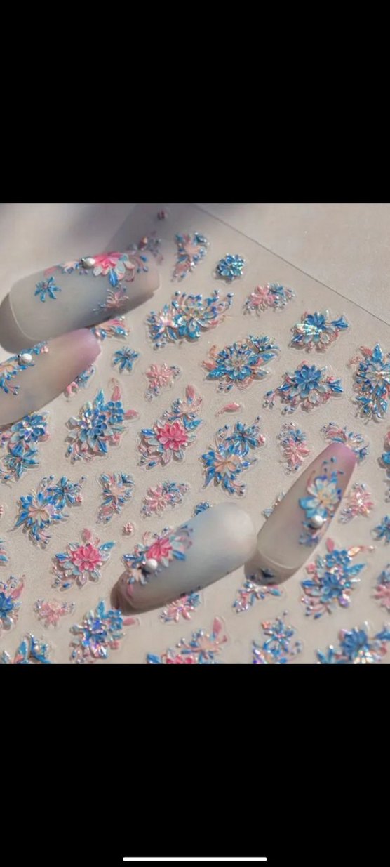 Pastel Renkli 3D Tırnak Süsü Seti - Görsel 3