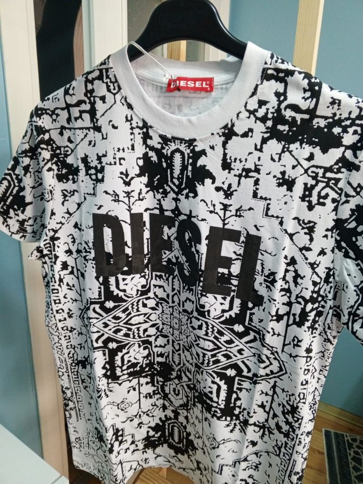 Diesel Baskılı Beyaz Erkek Tişört - Görsel 2