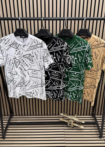 Yeşil Baskılı Erkek Tişört PRADA - Görsel 4