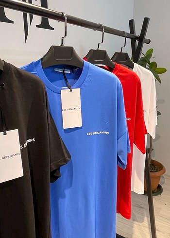 Kırmızı Pamuklu Erkek Tişört, Kısa Kollu, Rahat Kesim - Görsel 3