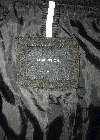 Siyah Beyaz Atletik Stil Kadın Ceket - Görsel 2