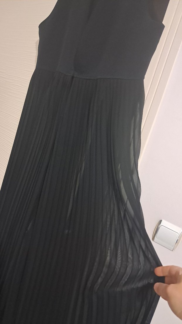 uzun pileli yelek - Görsel 2