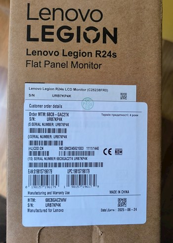 Lenovo Legion MONİTÖR 144 Hz GAMING 1080p IPS PANEL FHD 24" - Görsel 2