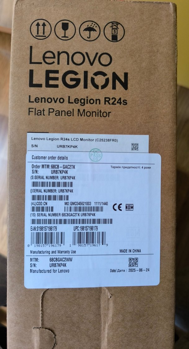 Lenovo Legion MONİTÖR 144 Hz GAMING 1080p IPS PANEL FHD 24" - Görsel 2