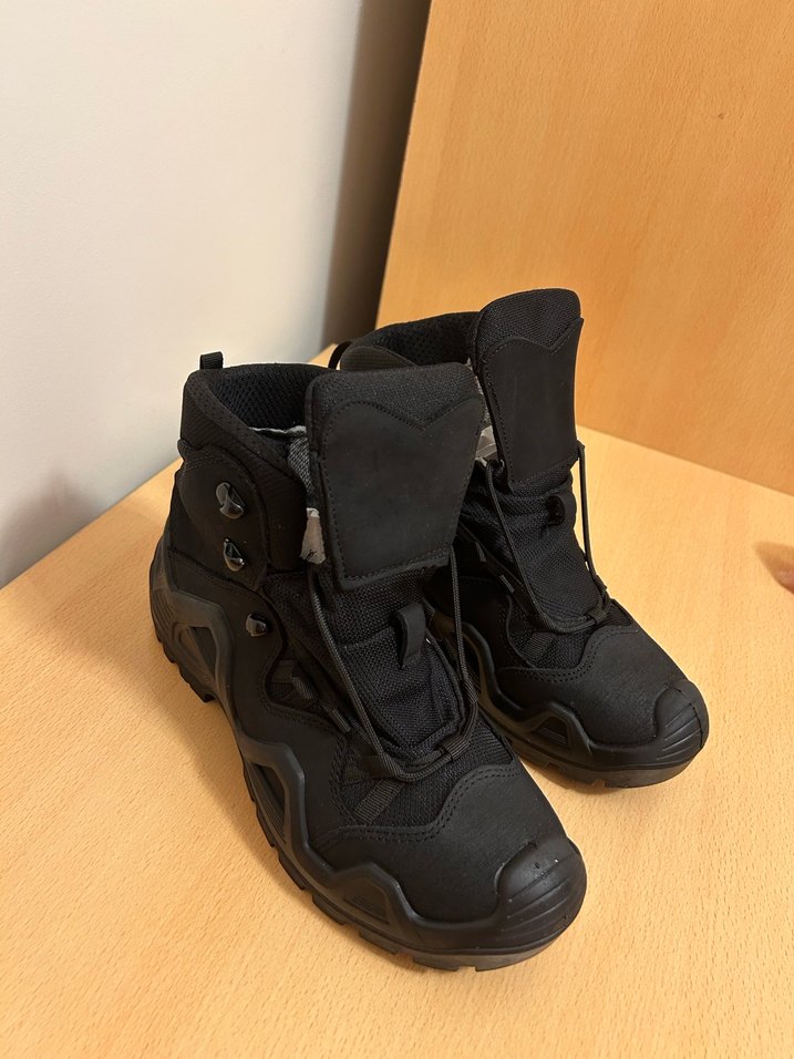 Siyah Bağcıklı Erkek Kauçuk Bot - Görsel 5