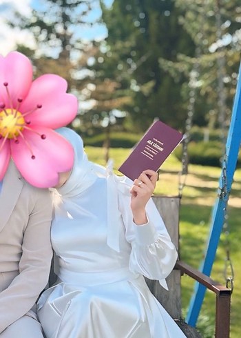 Uzun Beyaz Vintage Düğün Elbisesi - Görsel 3