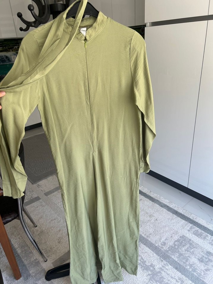 Uzun Kollu, Balıkçı Yaka, Keten tulum - Görsel 2