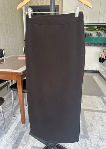 Siyah Kadın Uzun Dar Etek - Görsel 2