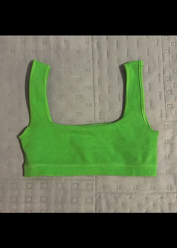 Kadın Çok Renkli Kolsuz Crop Top - Görsel 3