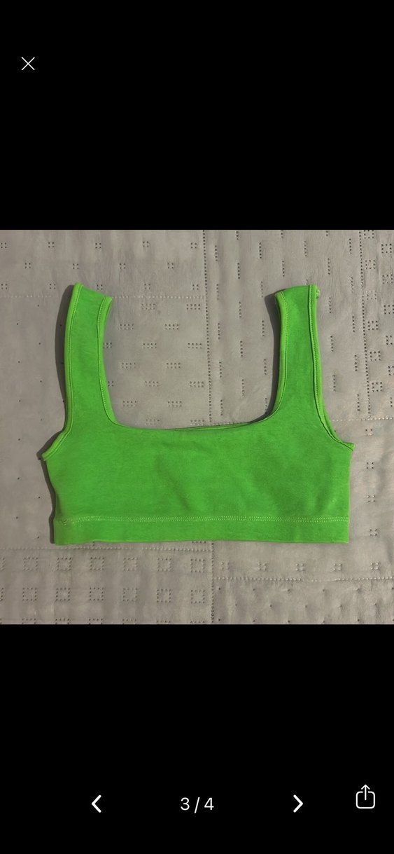 Kadın Çok Renkli Kolsuz Crop Top - Görsel 3