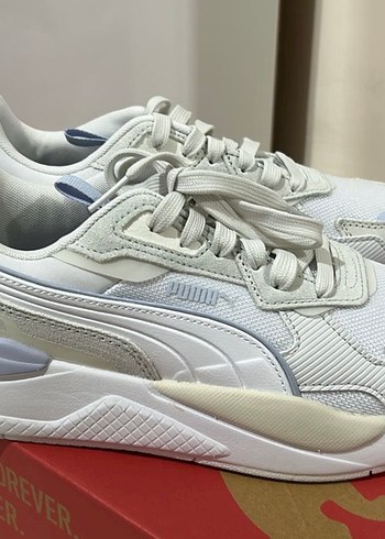 Beyaz Bağcıklı Kadın Spor Ayakkabı - Görsel 2