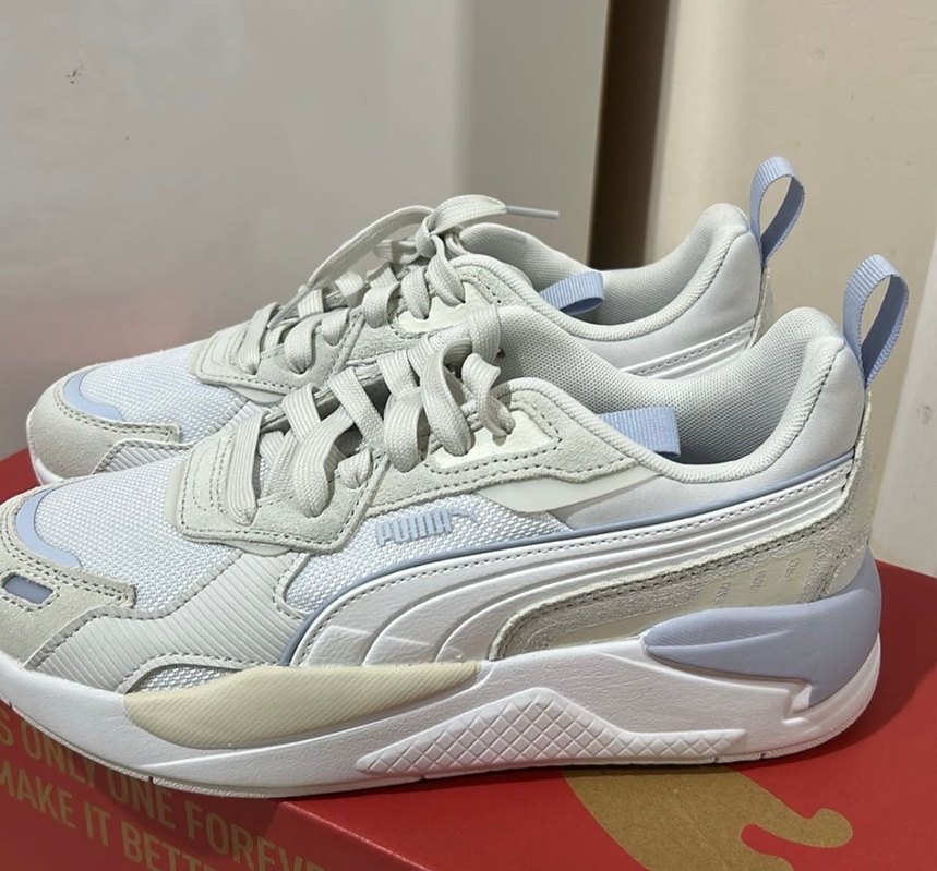 Beyaz Bağcıklı Kadın Spor Ayakkabı - Görsel 3