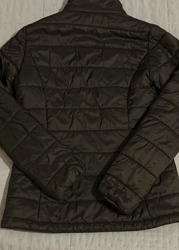 Kadın Siyah Fermuarlı Kış Montu - Görsel 4