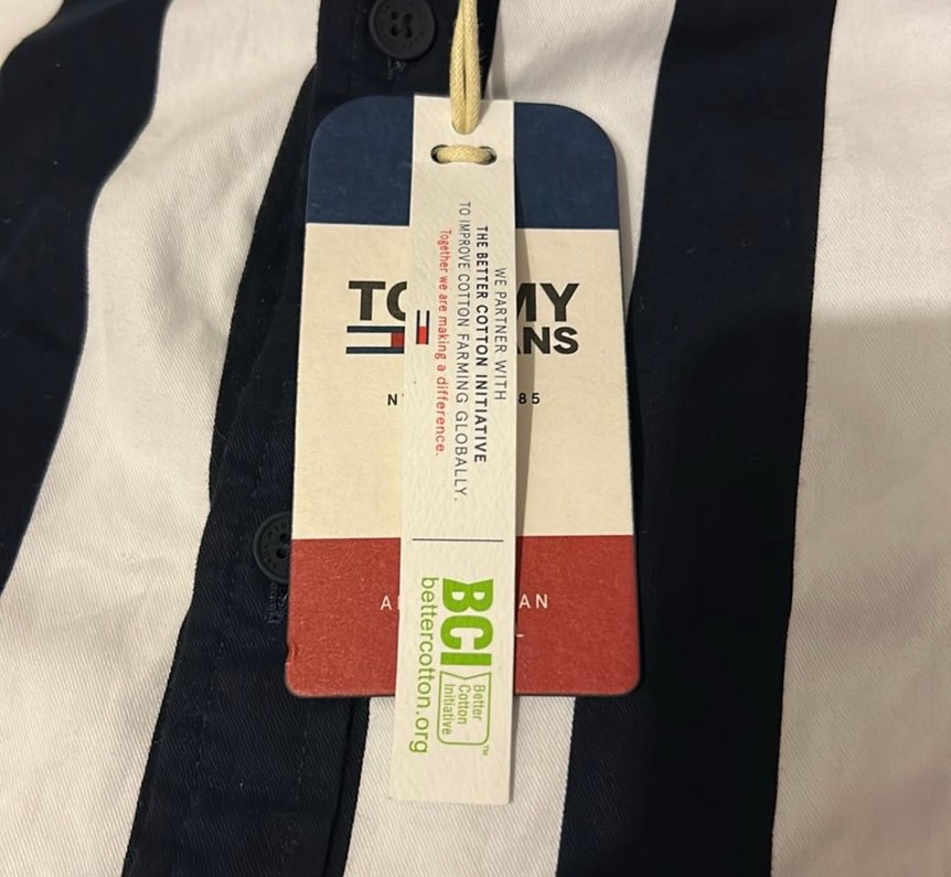 Tommy Jeans Kadin Çizgili Uzun Kollu Gömlek - Görsel 2