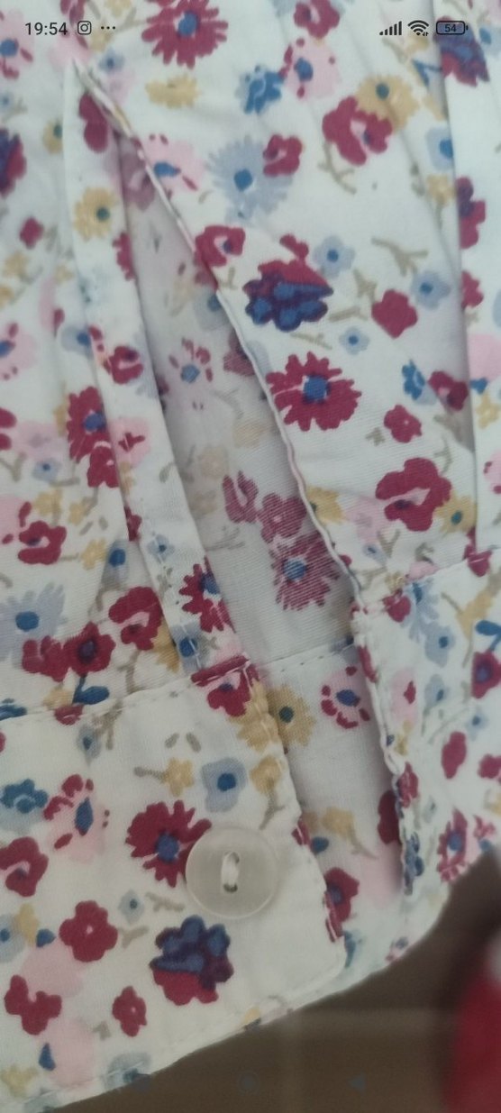 Çiçek Desenli Uzun Kollu Kadın Gömlek - Görsel 2