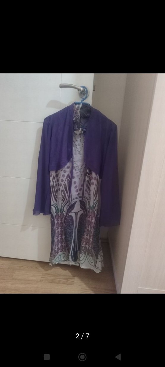 Bohem Uzun Desenli Tunik elbise - Görsel 2