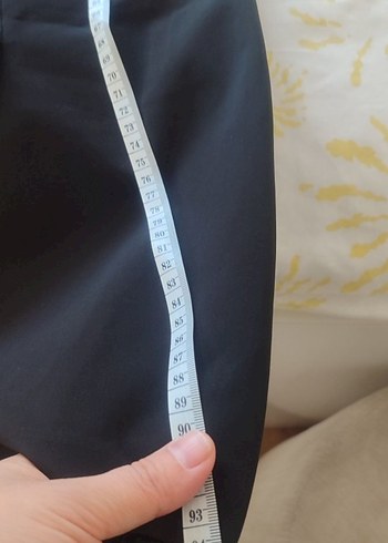 Siyah bisiklet Yakalı midi Kolsuz Kadın Elbise - Görsel 2