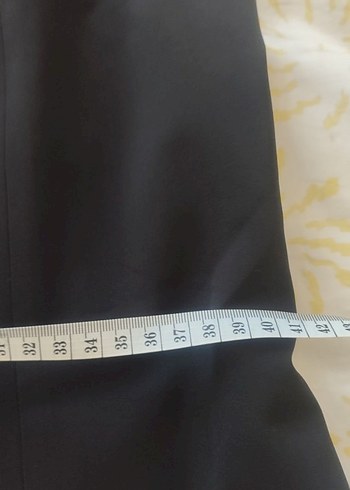 Siyah bisiklet Yakalı midi Kolsuz Kadın Elbise - Görsel 6