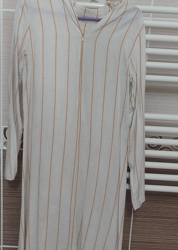 Uzun Kollu Keten Tunik - Görsel 2