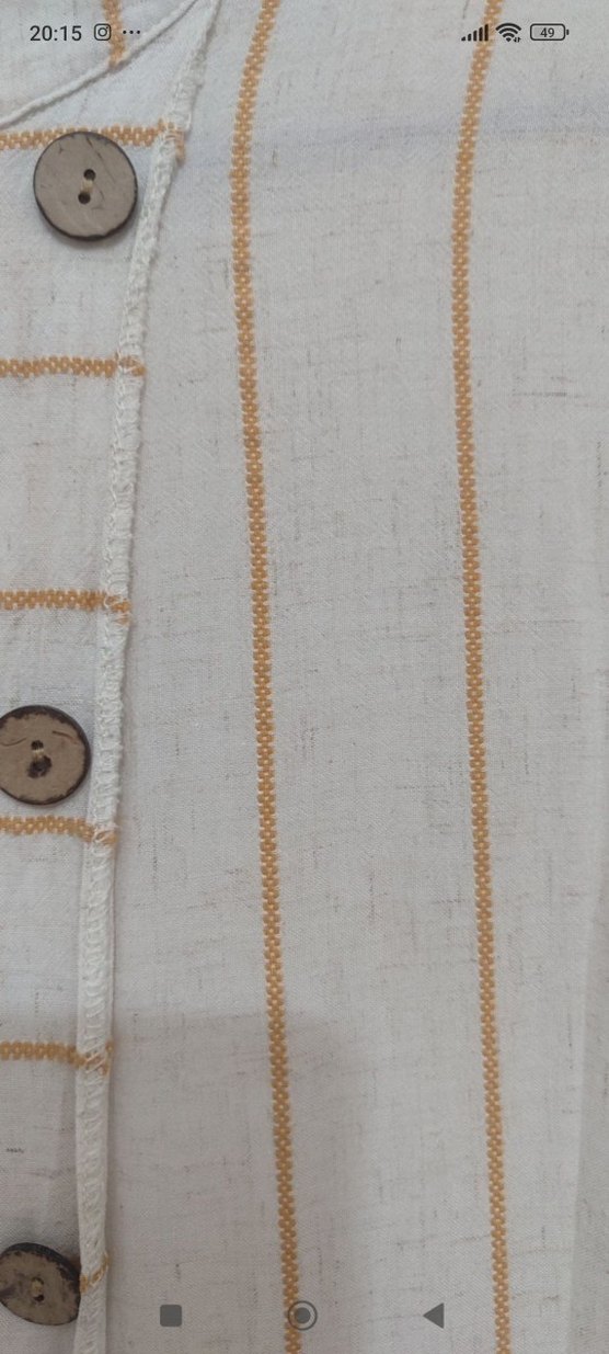 Uzun Kollu Keten Tunik - Görsel 3