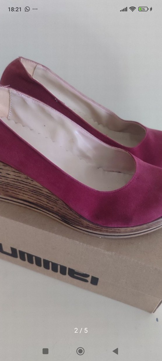 Bordo Süet Dolgu Topuklu Kadın Stiletto - Görsel 2