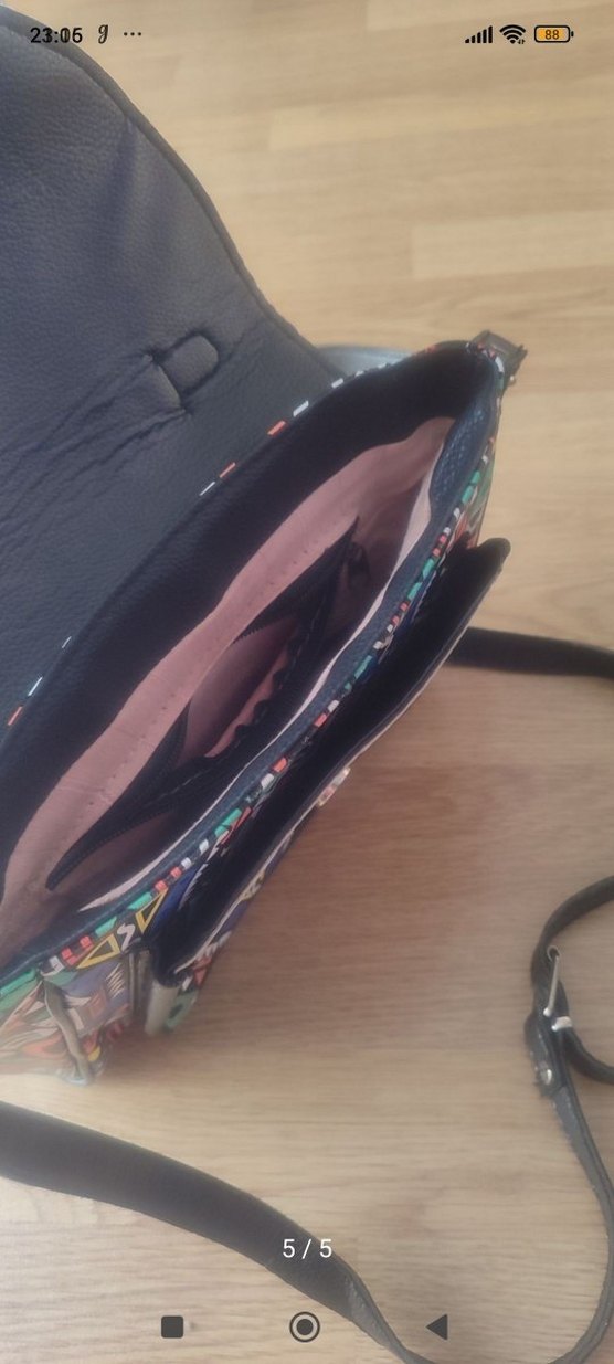 Renkli Bohem Kadın Çanta Tokalı - Görsel 2