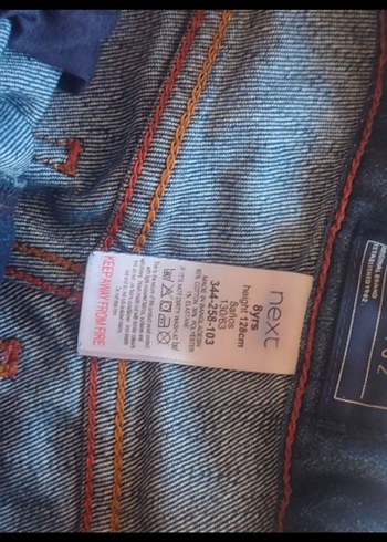 Mavi Parlak Erkek Çocuk Kot Pantolon - Görsel 3