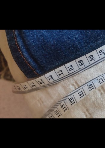 Mavi Parlak Erkek Çocuk Kot Pantolon - Görsel 4