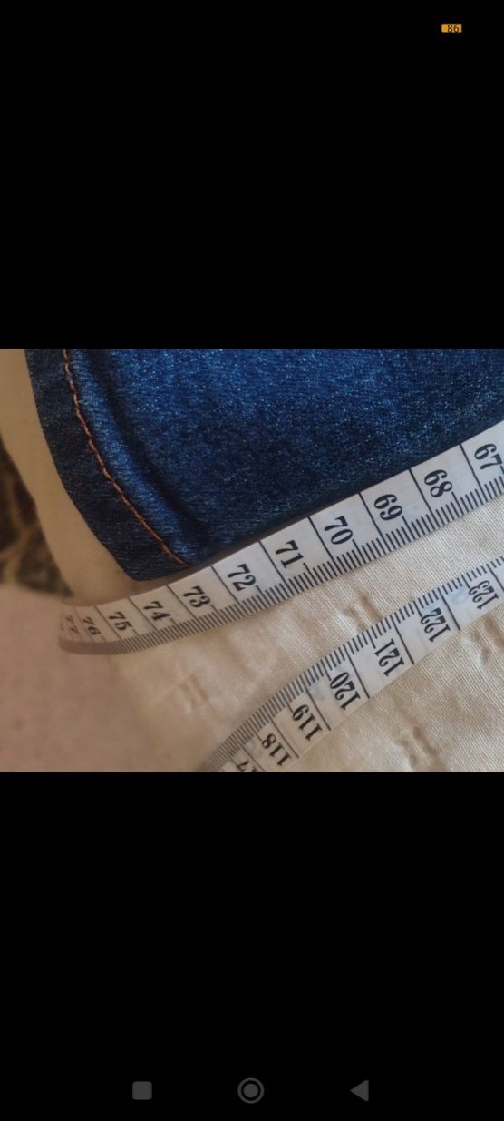 Mavi Parlak Erkek Çocuk Kot Pantolon - Görsel 4