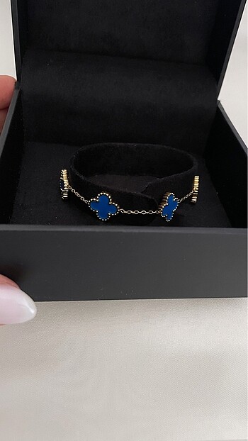 Mavi İthal Van Cleef Bileklik