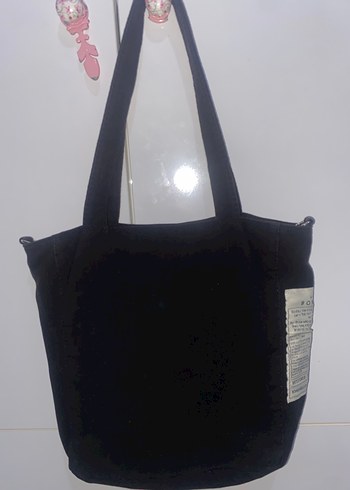 Siyah Baskılı Kadın Omuz Çantası - Görsel 2