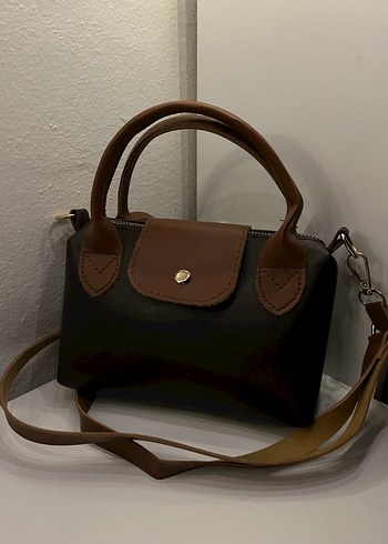 Kahverengi Deri Kadın Çanta - Görsel 3