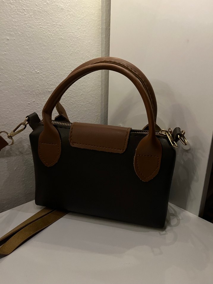 Kahverengi Deri Kadın Çanta - Görsel 2