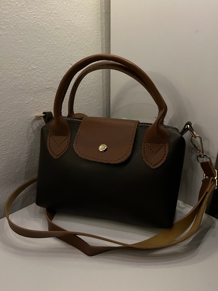 Kahverengi Deri Kadın Çanta - Görsel 3