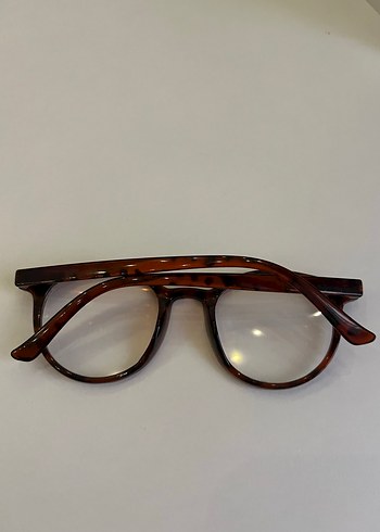 Kahverengi Transparan Klasik Kadın Gözlüğü mavi ışık korumalı - Görsel 3