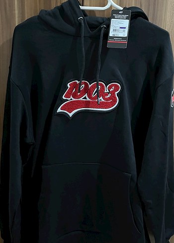 Siyah Kapüşonlu Erkek Sweatshirt orijinal beşiktaş - Görsel 5