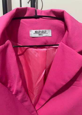 Holly Lolly Pembe Düğmeli Kadın crop Ceket - Görsel 2