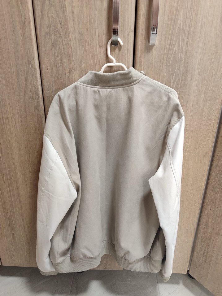 Bej Süet Baskılı PULL&BEAR Erkek Ceket - Görsel 5