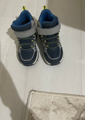 Gri Erkek Çocuk Yılan Desenli Bot Velcro - Görsel 3