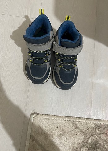 Gri Erkek Çocuk Yılan Desenli Bot Velcro - Görsel 2