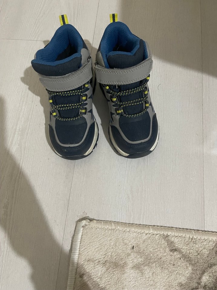 Gri Erkek Çocuk Yılan Desenli Bot Velcro - Görsel 3