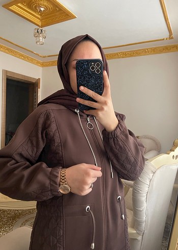 Kahverengi Fermuarlı Kadın Eşofman Takımı - Görsel 4